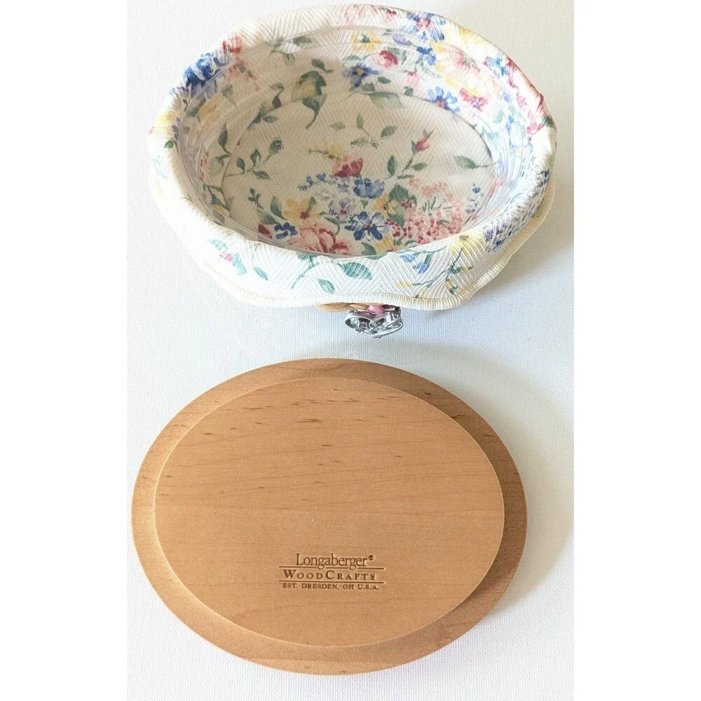 Longaberger 2003 Horizon Of Hope American Cancer Society Basket Set Lid